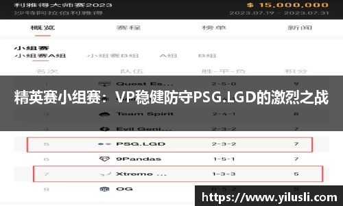 精英赛小组赛：VP稳健防守PSG.LGD的激烈之战