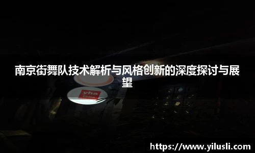 南京街舞队技术解析与风格创新的深度探讨与展望